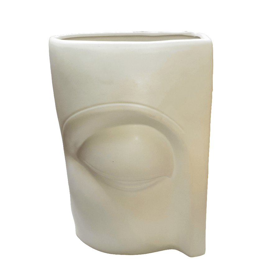 Maceta Blanca 1 Ojo 16127 CASONA DECO decoracion