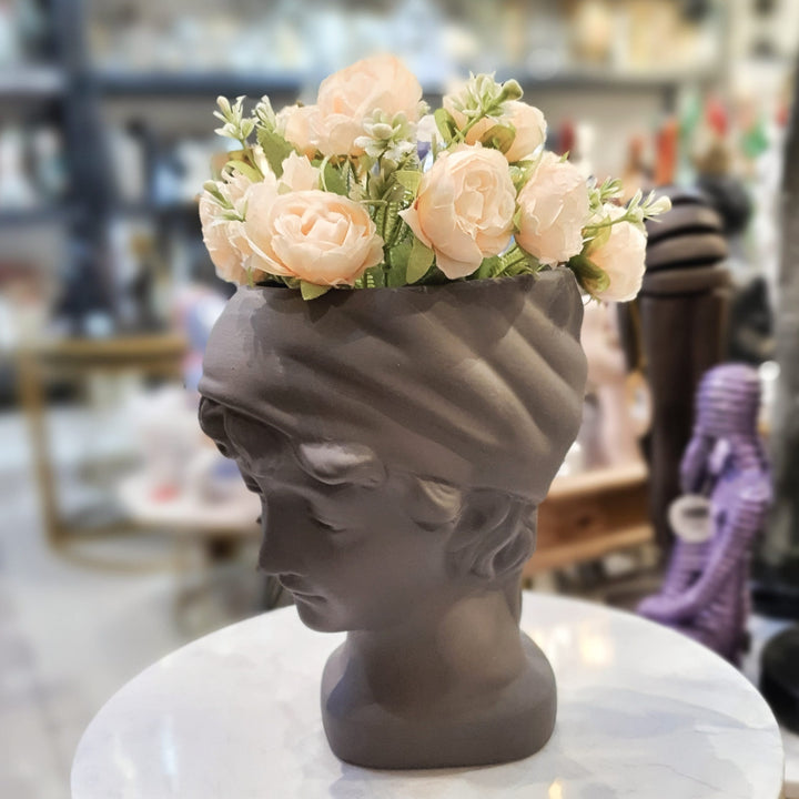 Maceta Cara Gris CASONA DECO decoracion