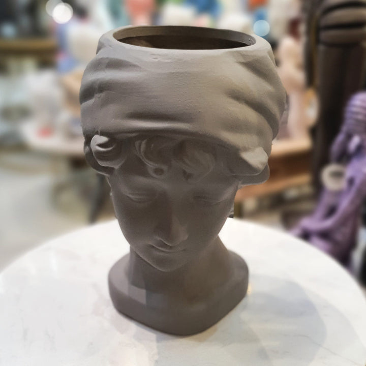 Maceta Cara Gris CASONA DECO decoracion