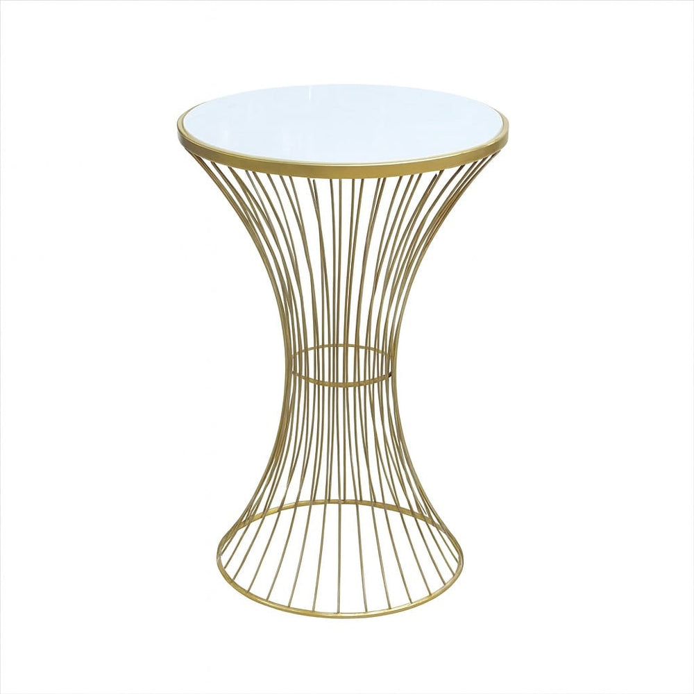 Mesa Lateral de Marmolina OUTLET CASONA DECO decoracion
