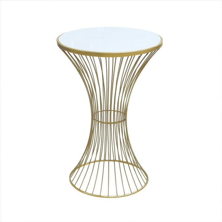 Mesa Lateral de Marmolina OUTLET CASONA DECO decoracion