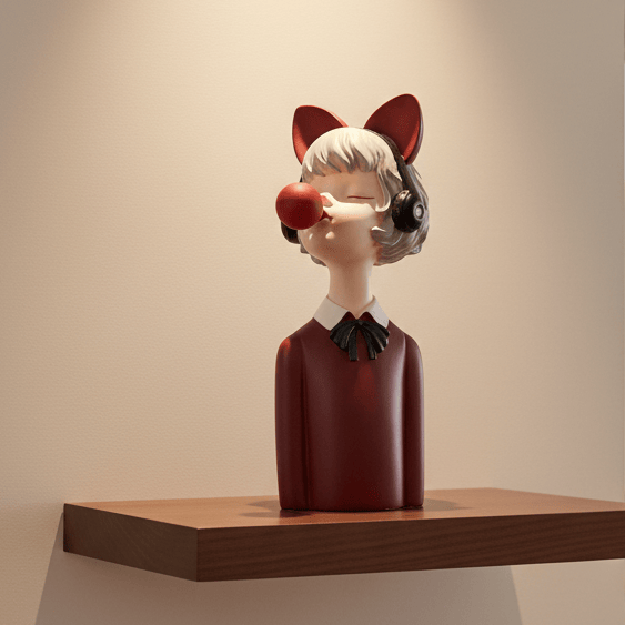Muñeca Audifonos Rojo CASONA DECO decoracion