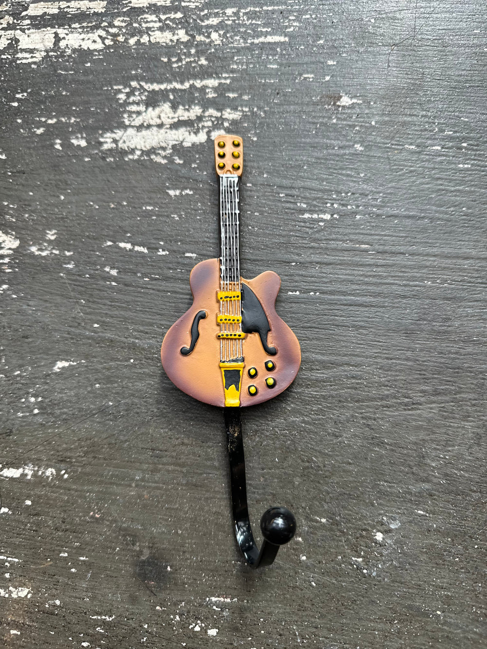 Percha Guitarra Marron CASONA DECO decoracion