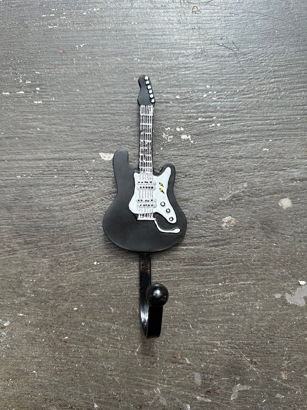 Percha Guitarra Negra CASONA DECO decoracion