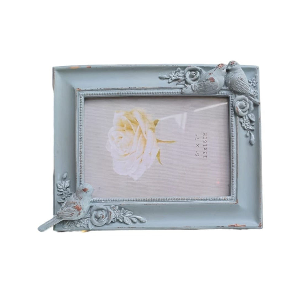 Portarretrato Pajaritos Rosas M CASONA DECO decoracion