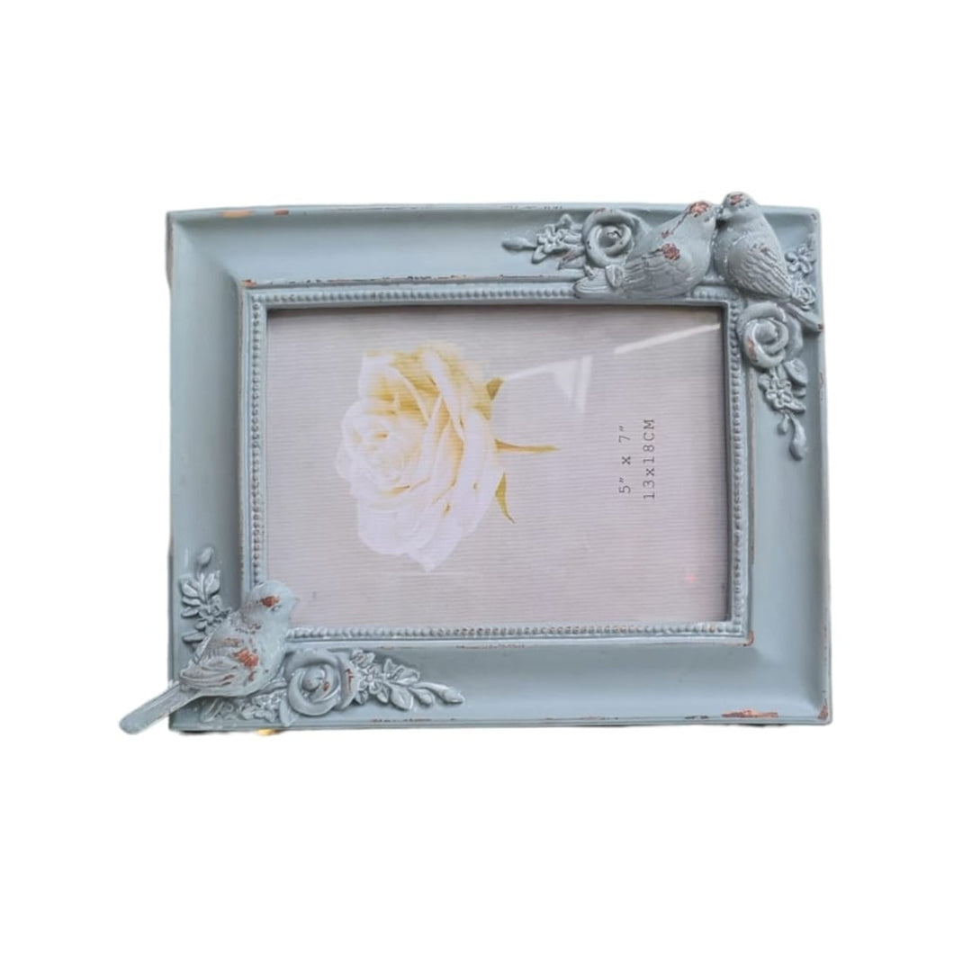 Portarretrato Pajaritos Rosas M CASONA DECO decoracion