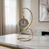 Reloj de mesa dorado