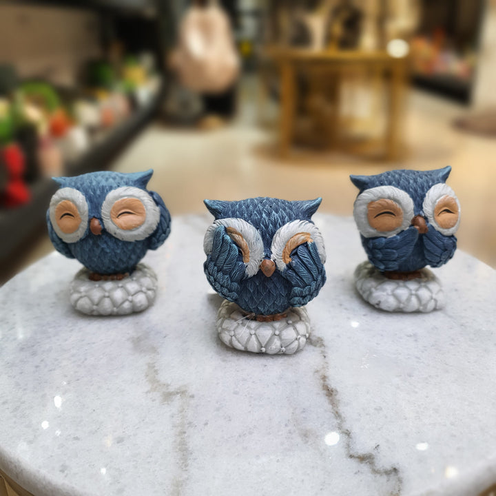 Set de Búhos Sabios Mini CASONA DECO decoracion