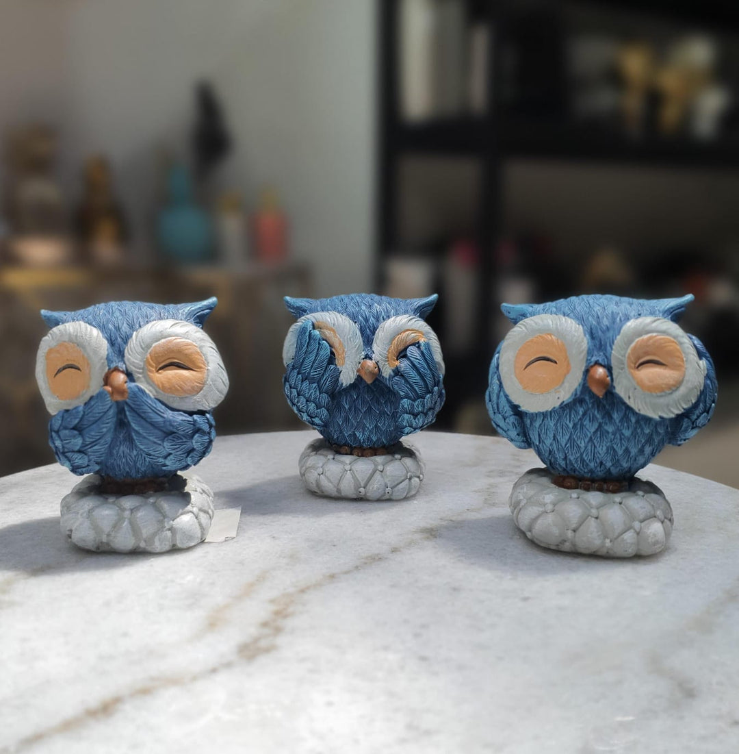 Set de Búhos Sabios Mini CASONA DECO decoracion