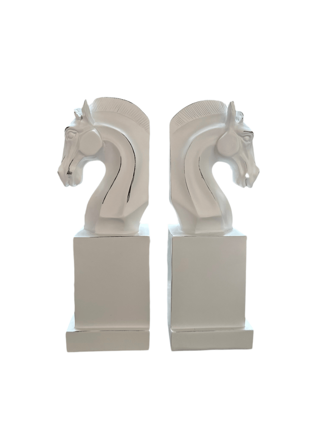 Sujetalibros Caballo Blanco CASONA DECO decoracion