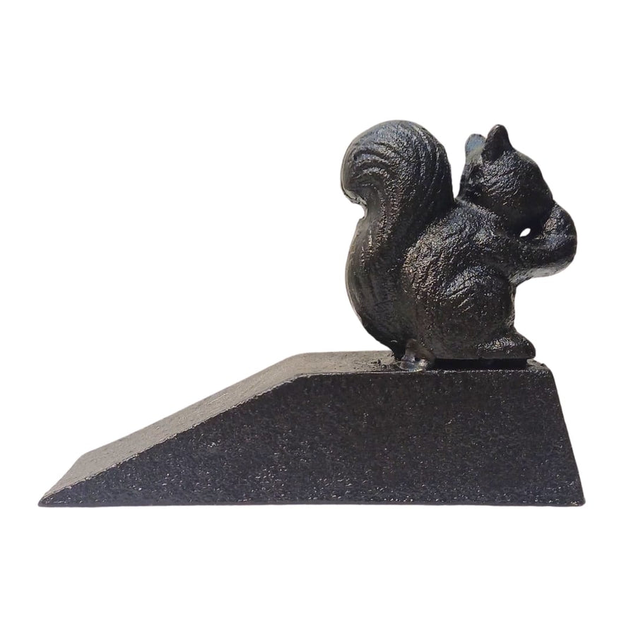 Tope de puerta Ardilla Negro de hierro CASONA DECO decoracion