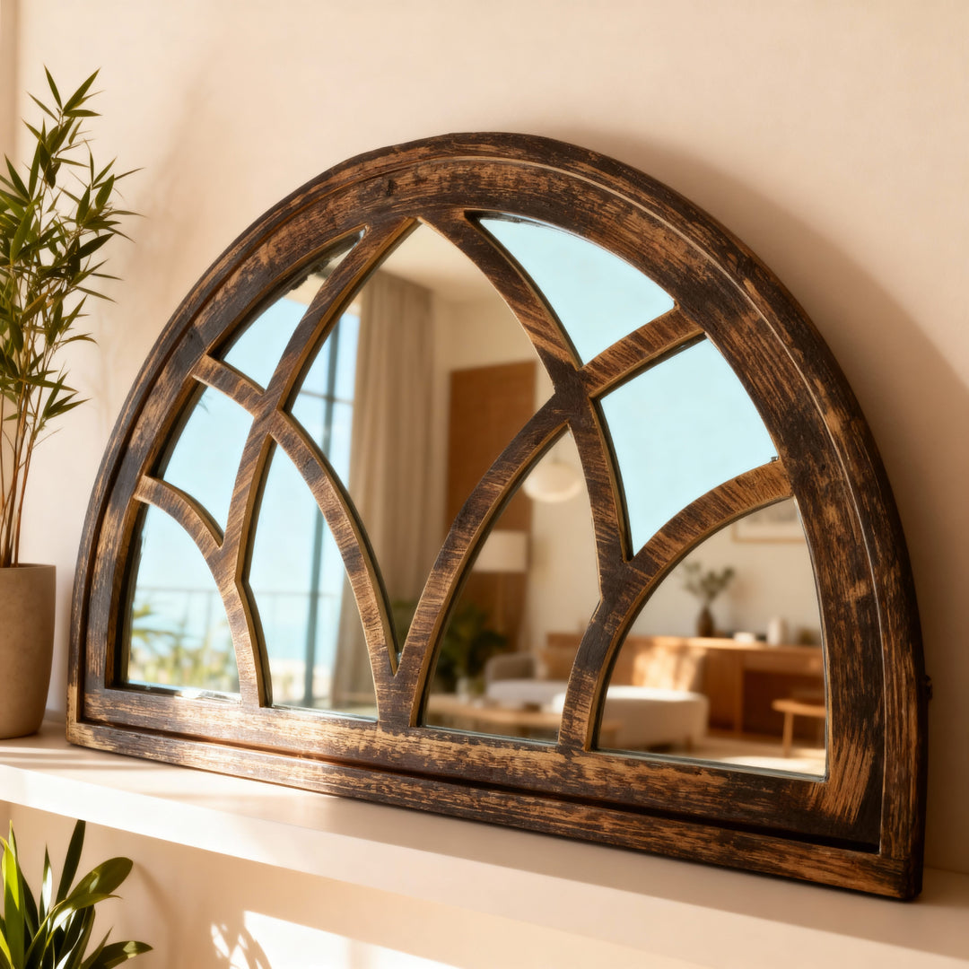 Espejo Cupula color Bronce CASONA DECO