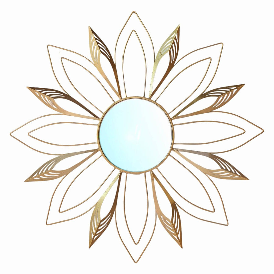 Espejo metal flor - OUTLET CASONA DECO