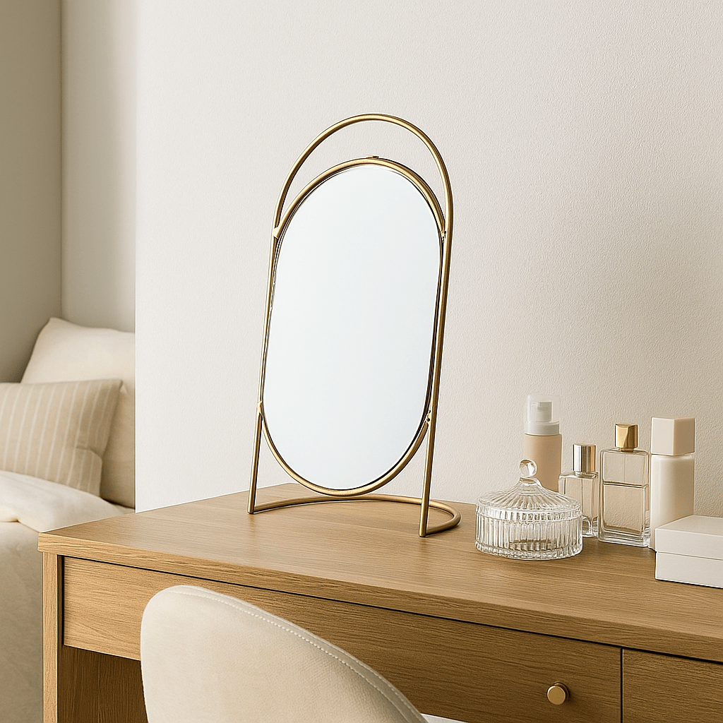 Espejo de tocador dorado CASONA DECO espejos