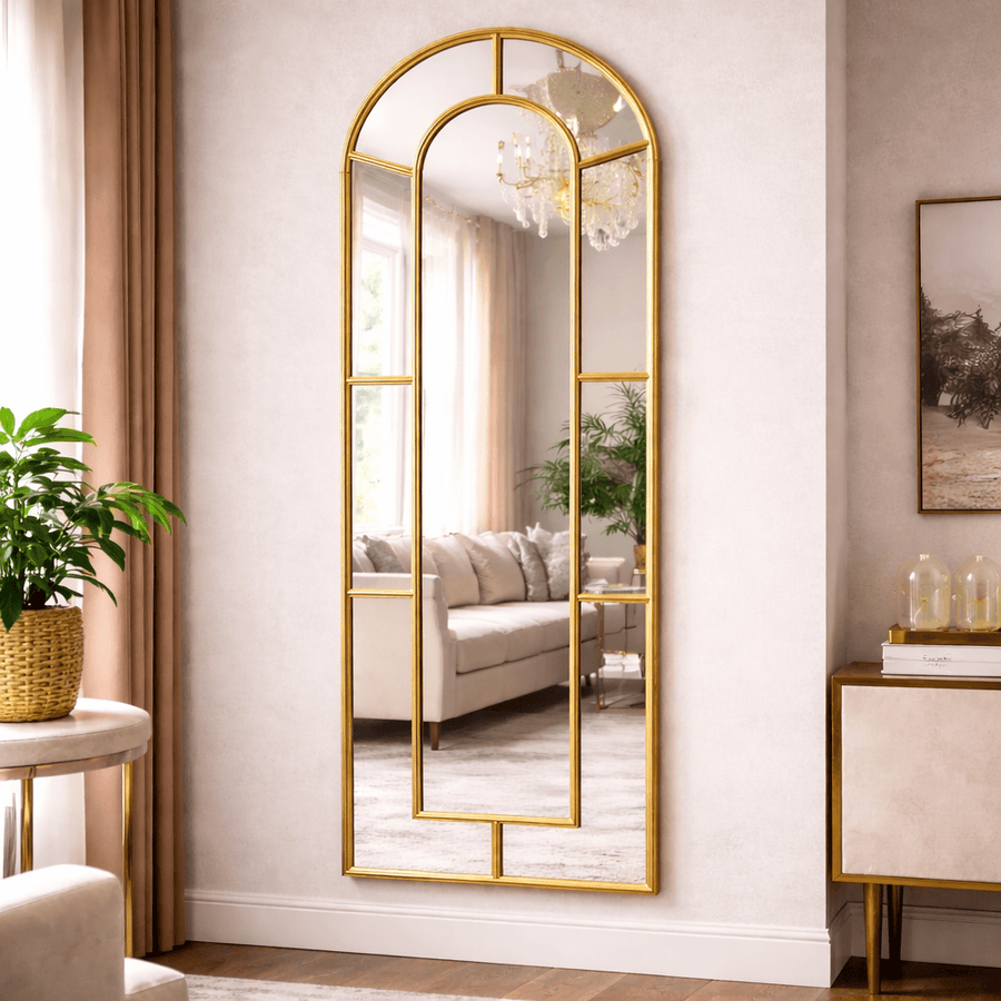 Espejo largo dorado CASONA DECO espejos