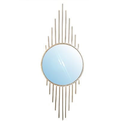 Espejo metalico M dorado CASONA DECO espejos