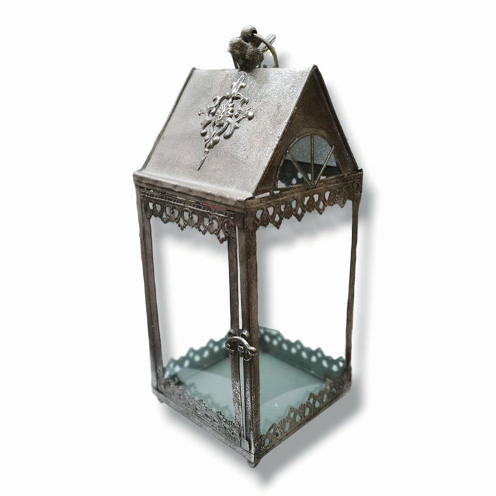 Fanal Pajarito M 6J7092 Plata CASONA DECO