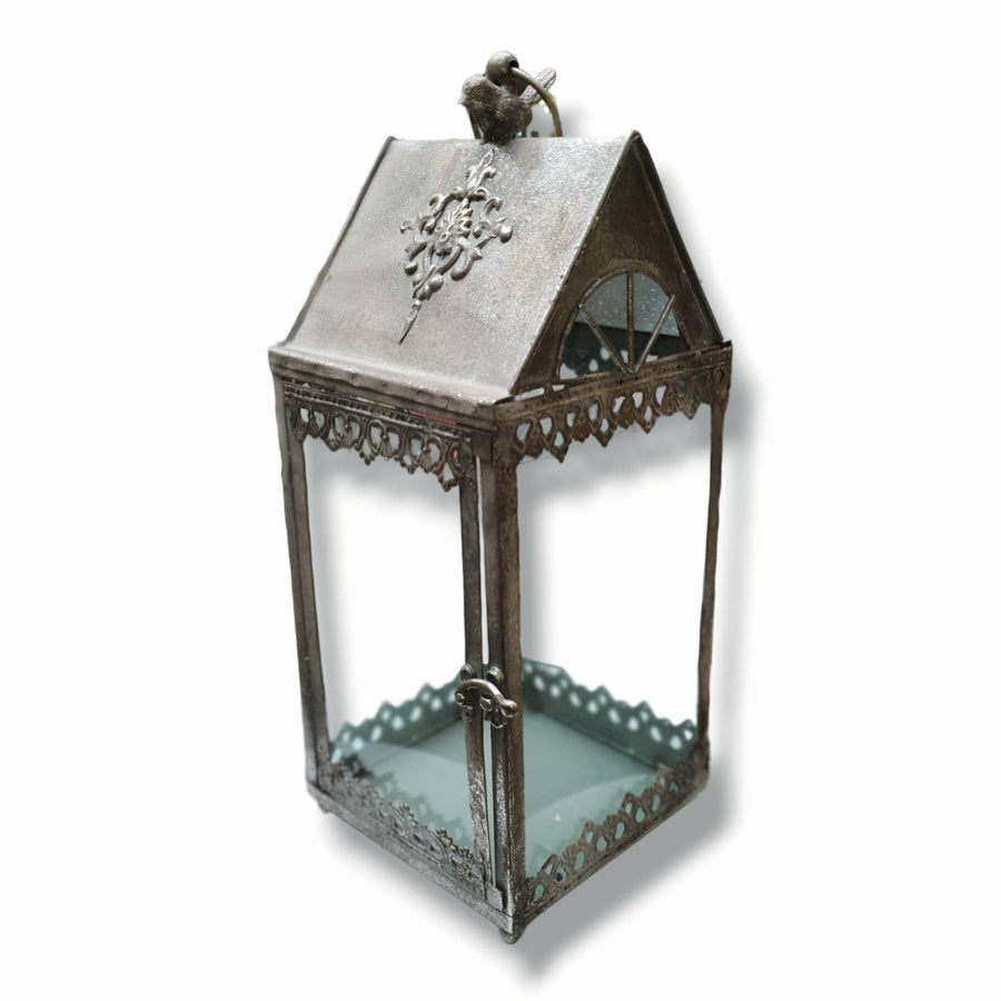 Fanal Pajarito M 6J7092 Plata CASONA DECO