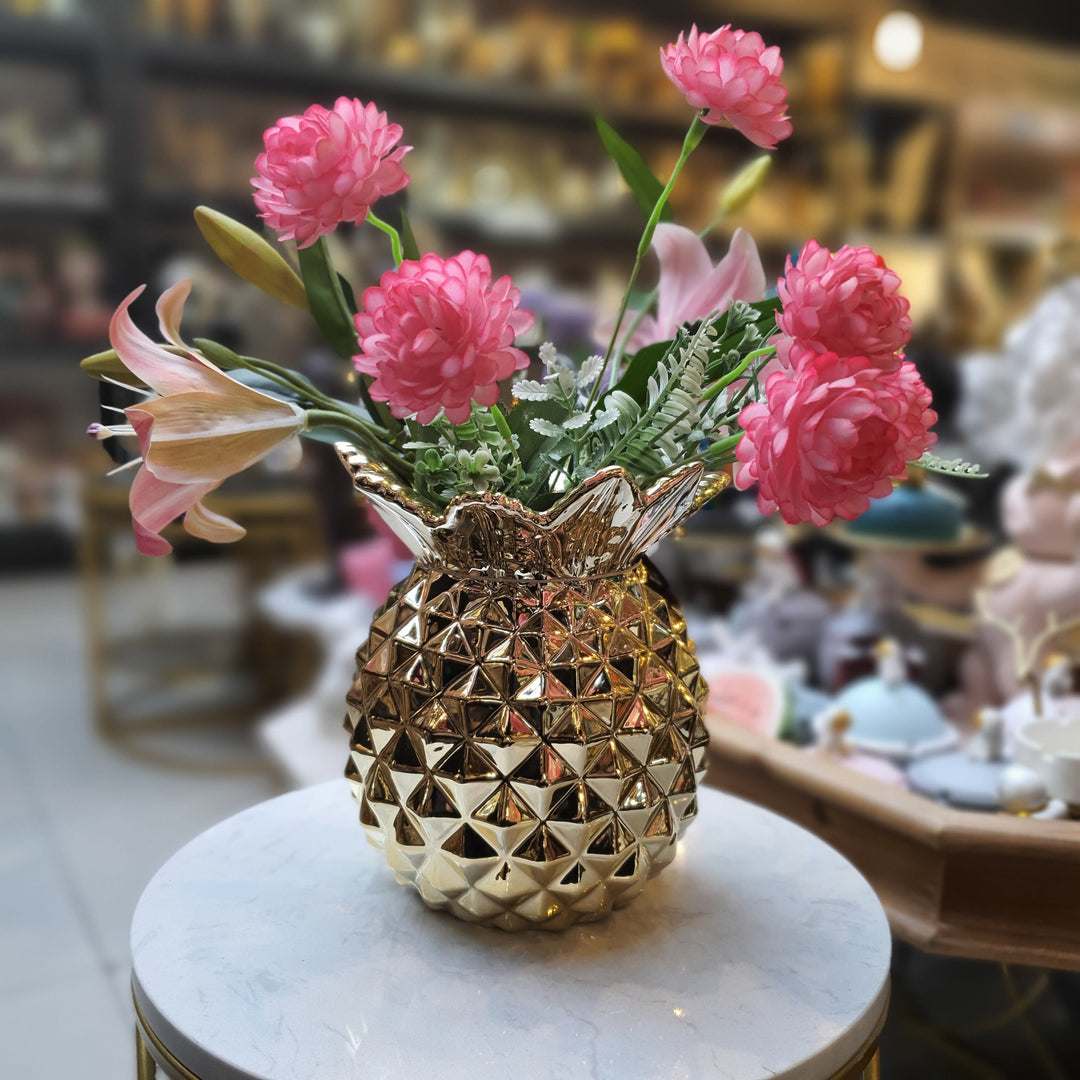Florero Piña 20X17 0630-307 CASONA DECO