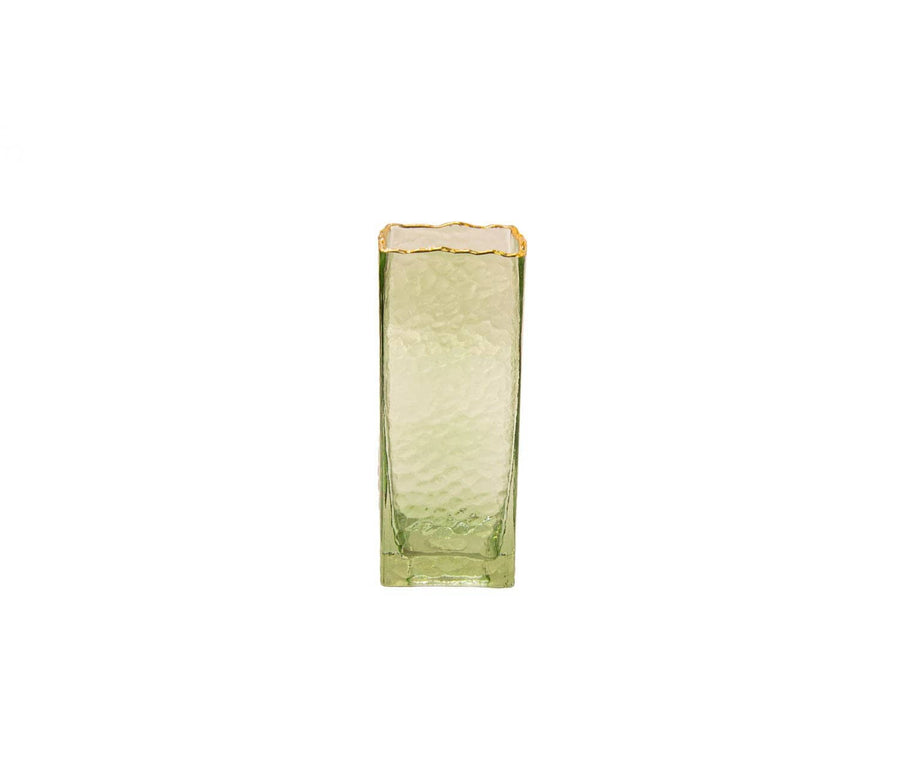 Florero Rectagular Verde S 0731-22 CASONA DECO