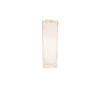 Florero Rectangular Borde Dorado M