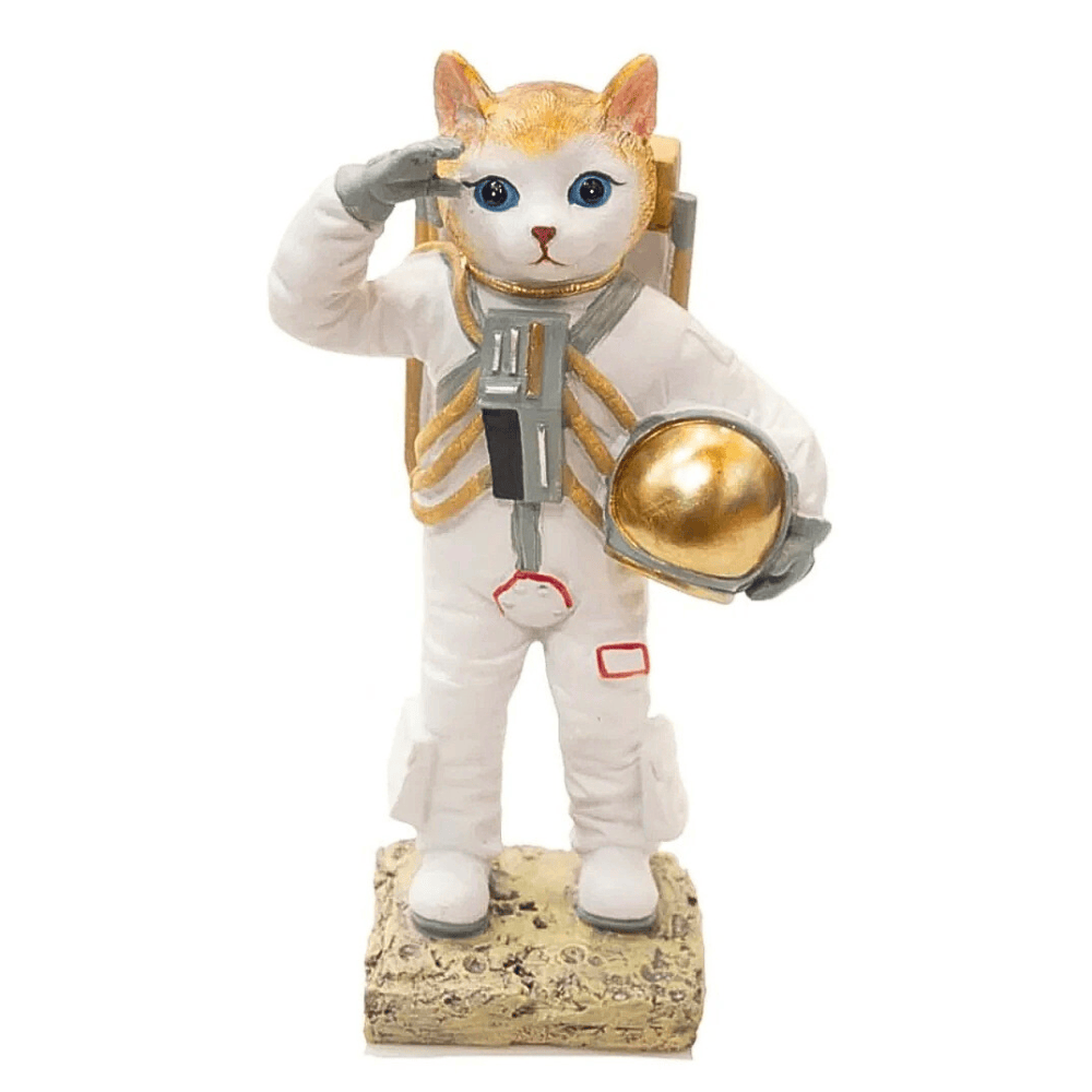 Gato Astronauta Saludando CASONA DECO