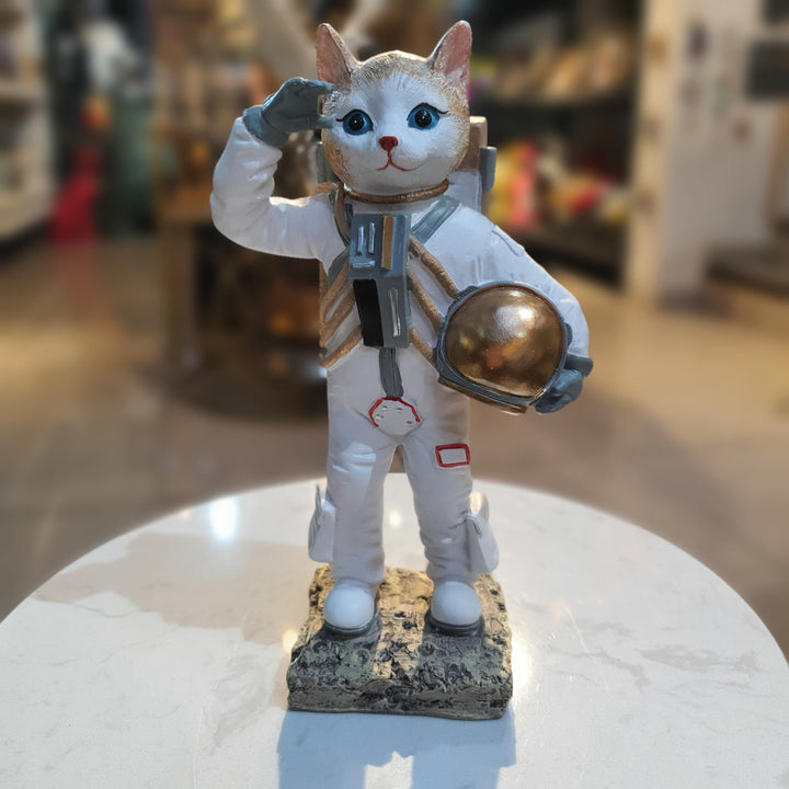 Gato Astronauta Saludando CASONA DECO