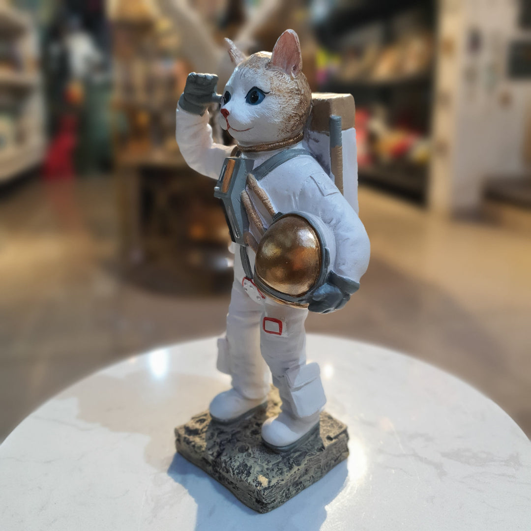 Gato Astronauta Saludando CASONA DECO