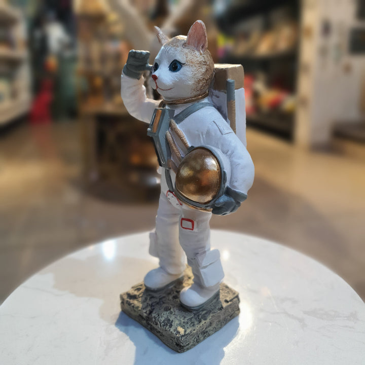 Gato Astronauta Saludando CASONA DECO