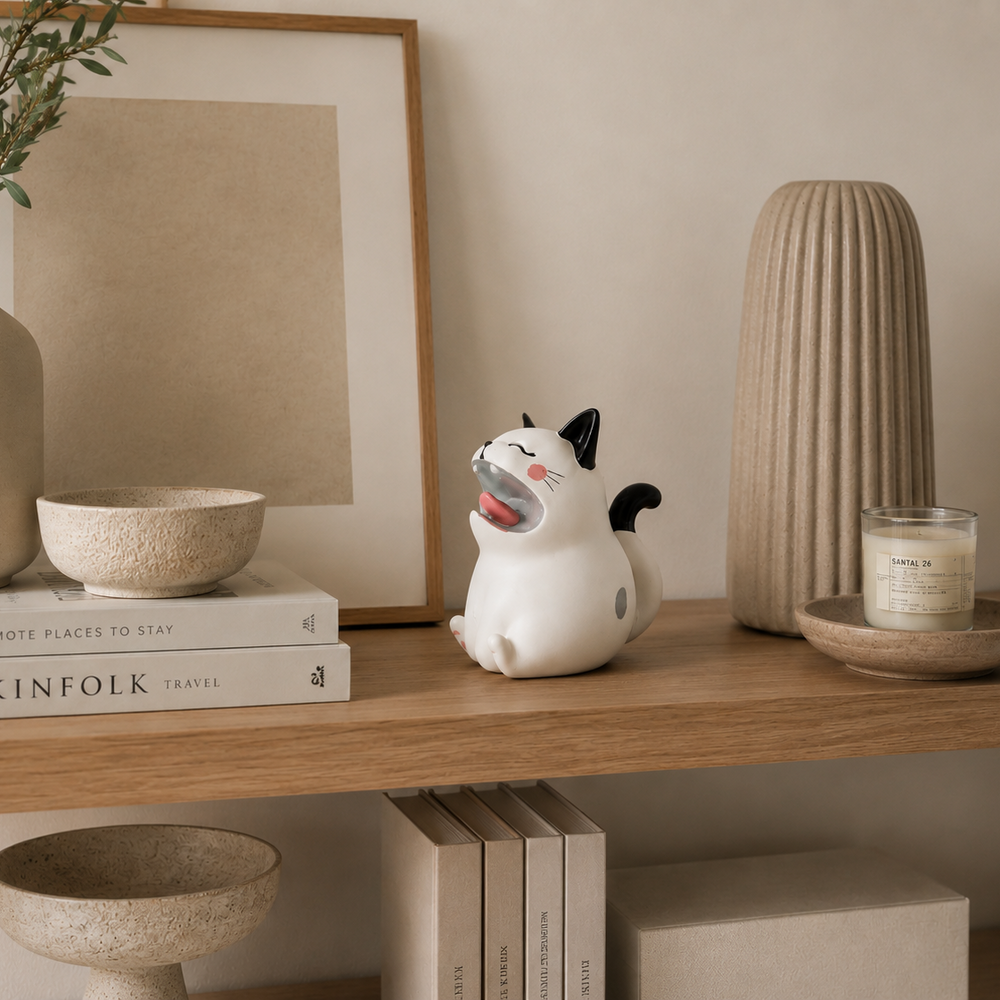 Gato Bostezo CASONA DECO