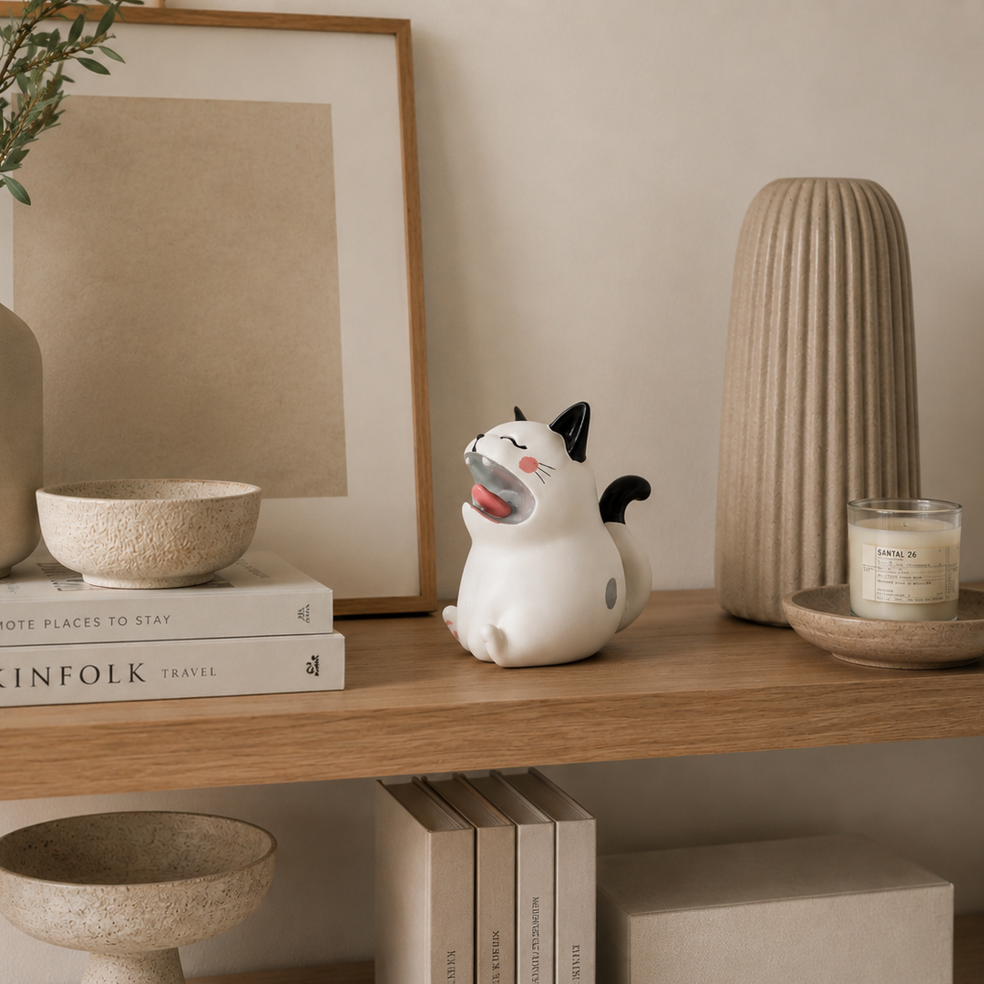 Gato Bostezo CASONA DECO