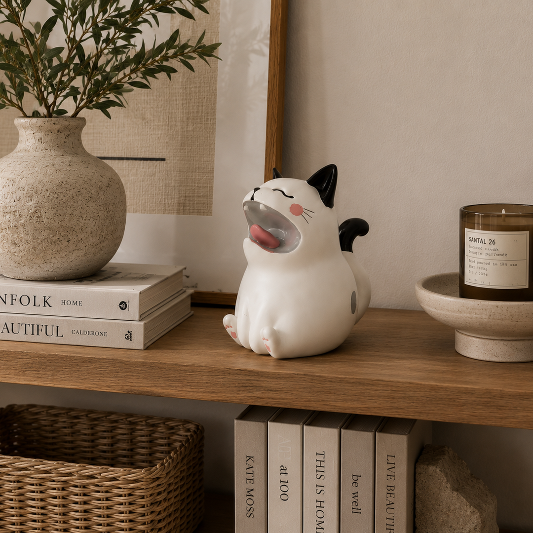 Gato Bostezo CASONA DECO