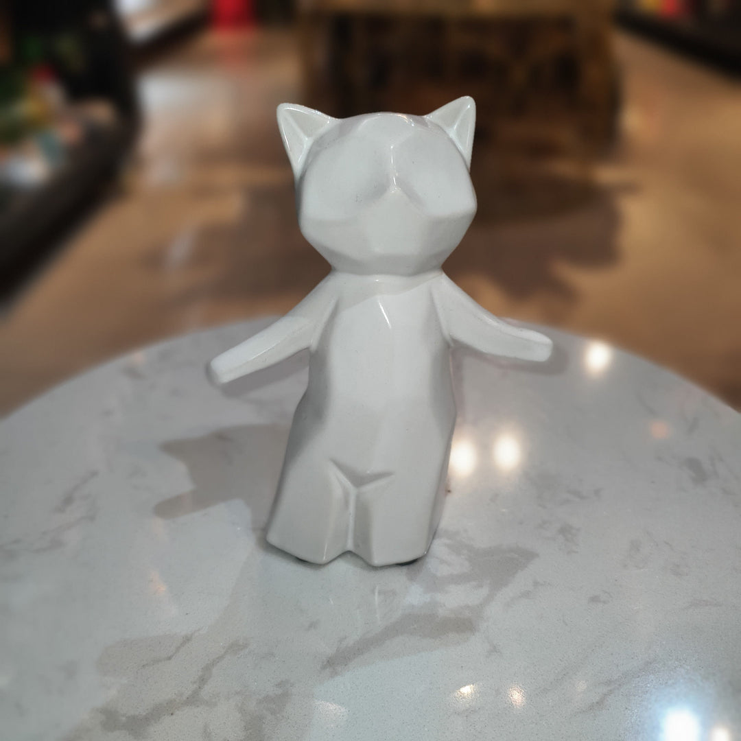 Gato Geo blanco S CASONA DECO