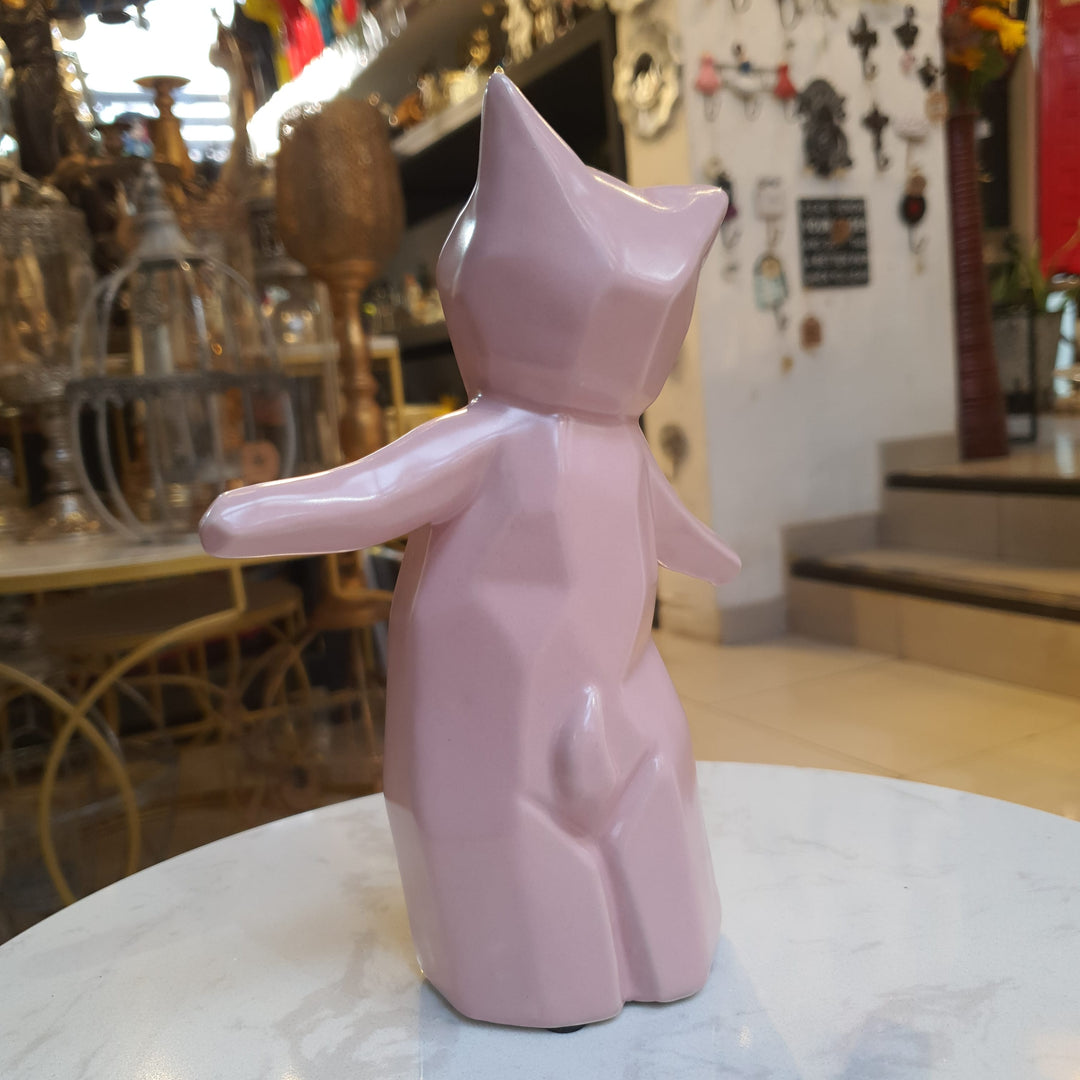 Gato Geo rosa M CASONA DECO