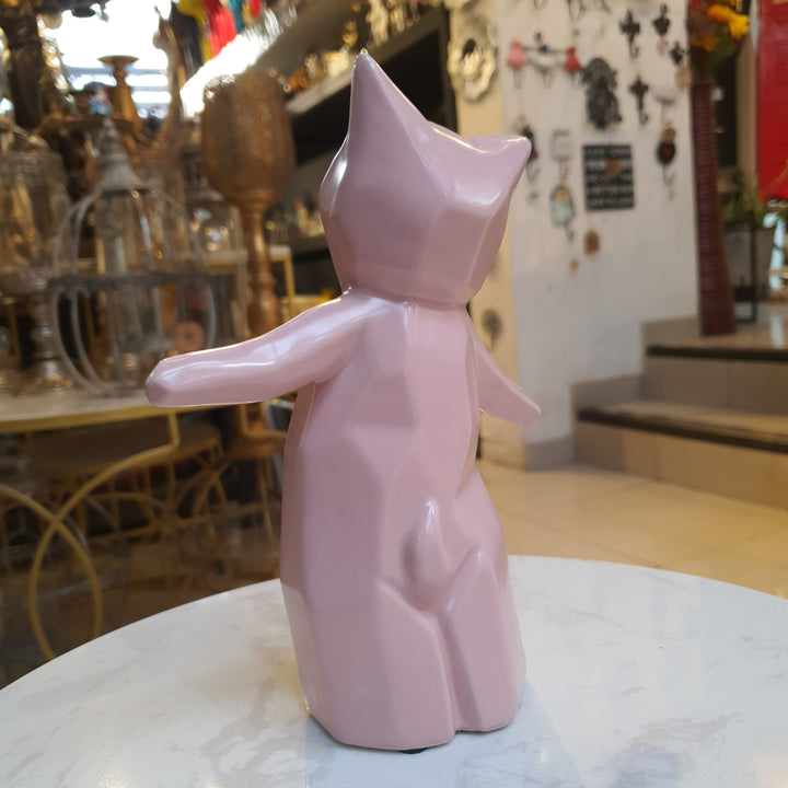 Gato Geo rosa M CASONA DECO