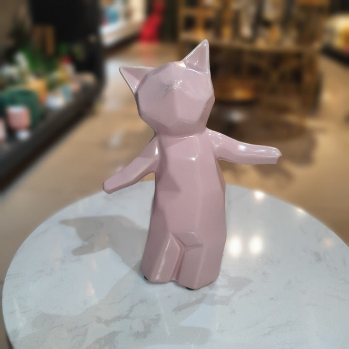 Gato Geo rosa M CASONA DECO