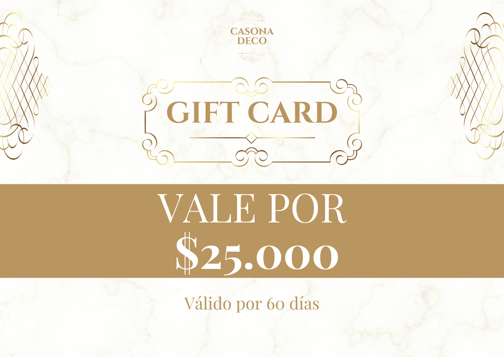 Gift Card Digital CASONA DECO gift card