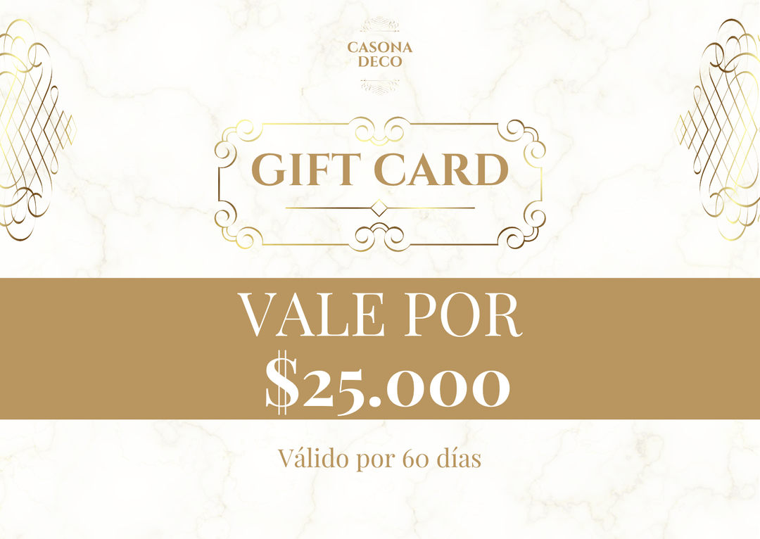 Gift Card Digital CASONA DECO gift card