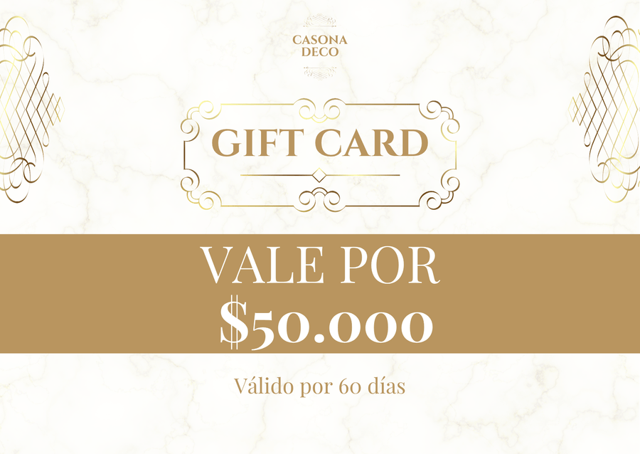 Gift Card Digital CASONA DECO gift card