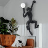Lampara de Pared Mono Negro
