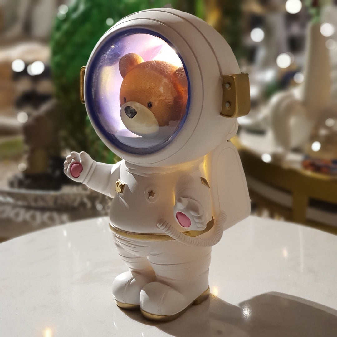 Oso Astronauta con Luz Blanco CASONA DECO LAMPARAS