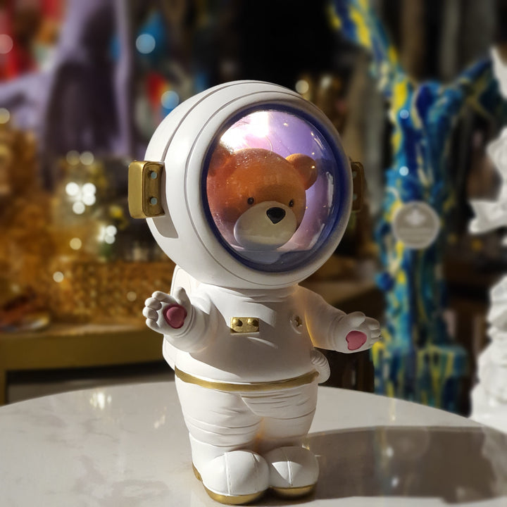 Oso Astronauta con Luz Blanco CASONA DECO LAMPARAS