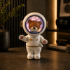 Oso Astronauta con Luz Blanco