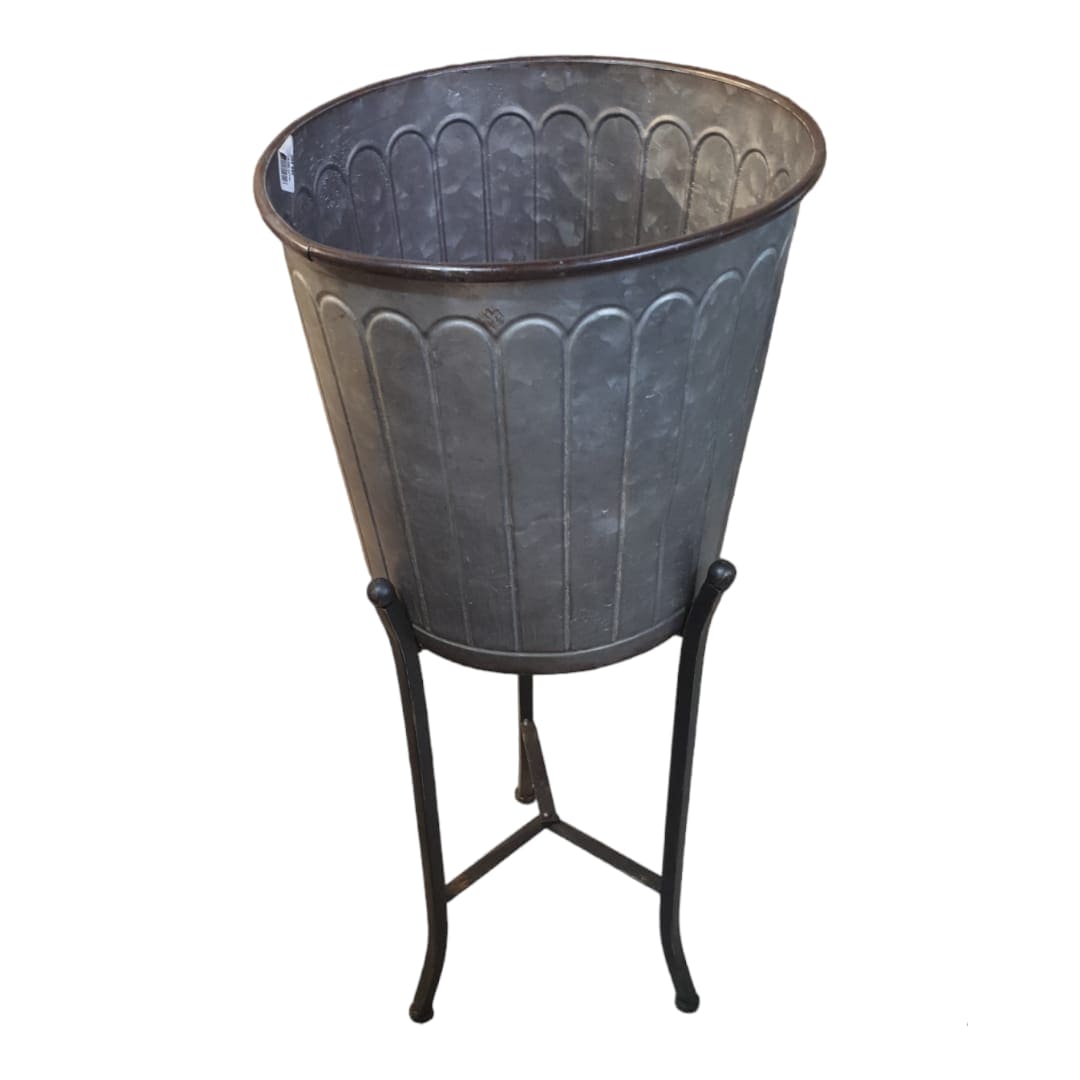 Maceta Gris Maxi CASONA DECO