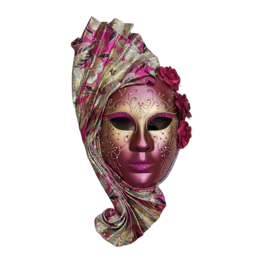 Mascara Veneciana Fucsia CASONA DECO Mascaras