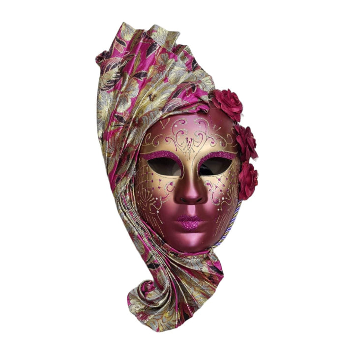 Mascara Veneciana Fucsia CASONA DECO Mascaras