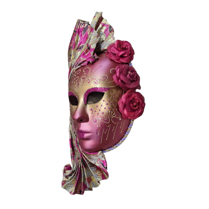 Mascara Veneciana Fucsia CASONA DECO Mascaras