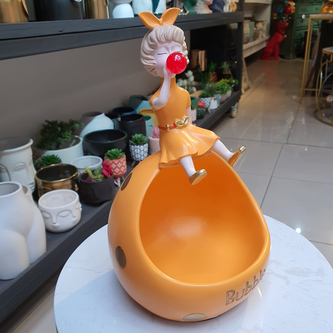 Muñeca bubble mostaza CASONA DECO