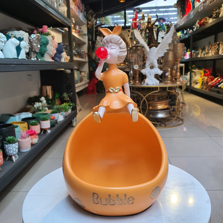 Muñeca bubble mostaza CASONA DECO