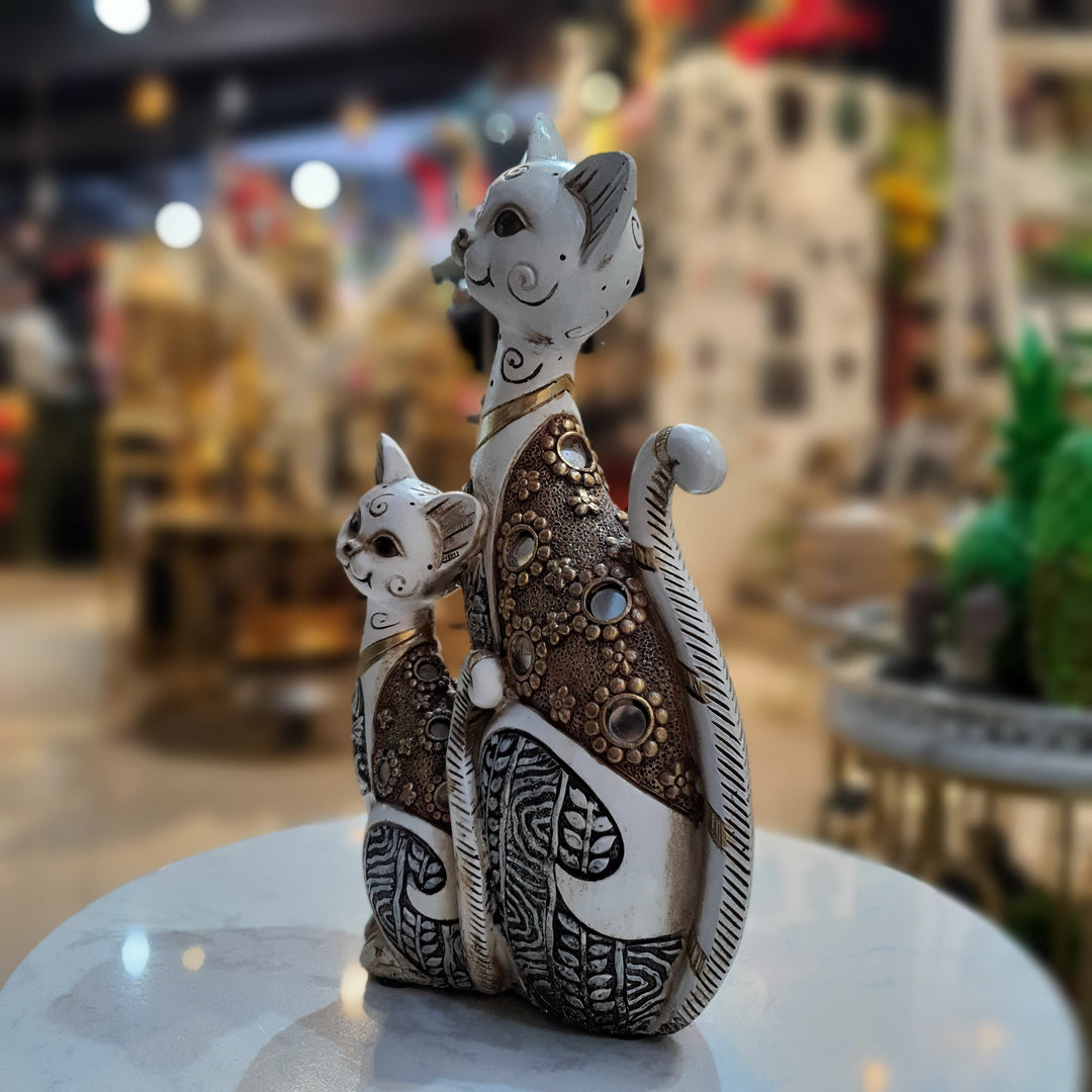 Par de Gatos con diseños CASONA DECO